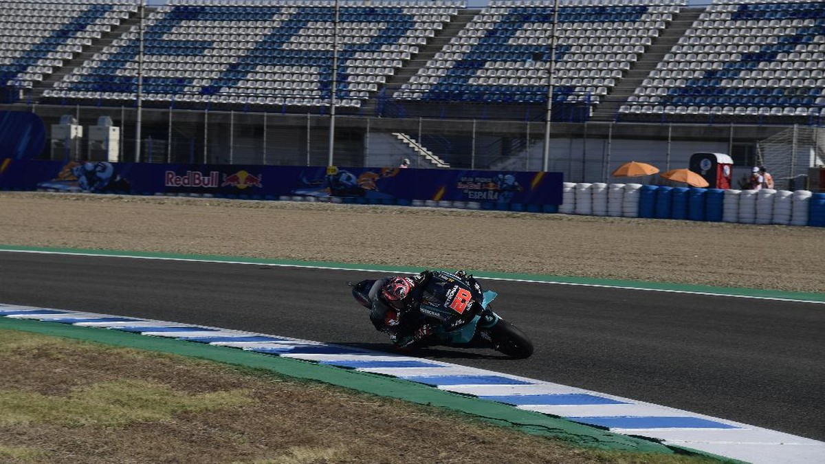 FOTO: Quartararo Pole MotoGP Spanyol 2020 Kalahkan Vinales