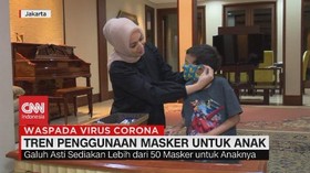 VIDEO: Tren Penggunaan Masker Untuk Anak