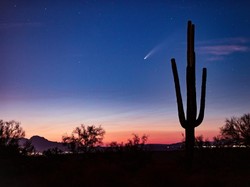 Penampakan Komet Neowise Dirusak Satelit SpaceX