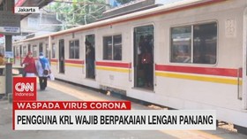 VIDEO: Pengguna KRL Wajib Berpakaian Lengan Panjang
