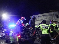 24 Motor Berknalpot Brong Diamankan di Ngawi