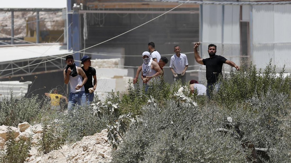 FOTO: Protes Warga Palestina Tolak Aneksasi Tepi Barat