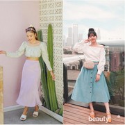 7 Inspirasi Gaya Summer dengan Atasan Puff-Sleeve