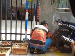Kasihan! Kisah Driver Ojol yang Jatuh dan Kecelakaan Saat Antar Makanan