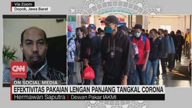VIDEO: Efektivitas Baju Lengan Panjang Tangkal Corona