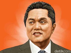 Baliho Misterius #ErickOut di Tangsel Diturunkan