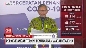 VIDEO: Update Corona 20 Juli: 88.214 Positif, 46.977 Sembuh