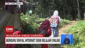 VIDEO: Berburu Sinyal Internet Demi Belajar Online