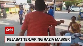 VIDEO: Terjaring Razia Masker, Pejabat & Petugas Cekcok