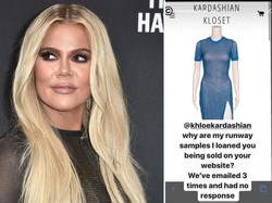 Duh! Khloe Kardashian Kepergok Jual Baju Pinjaman Desainer