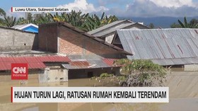 VIDEO: Hujan Lagi, Banjir Kembali Rendam Masamba Luwu Utara