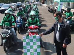 Pakai Protokol Kesehatan, GrabBike Mulai Beroperasi Lagi di Bandung