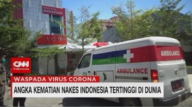 VIDEO: Angka Kematian Nakes Indonesia Tertinggi di Dunia