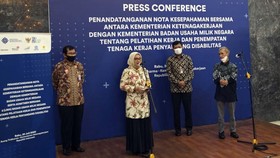 Kemnaker-Kementerian BUMN Sepakat soal Penyandang Disabilitas