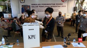 VIDEO: KPU Terapkan Protokol Kesehatan Covid-19 di Pilkada