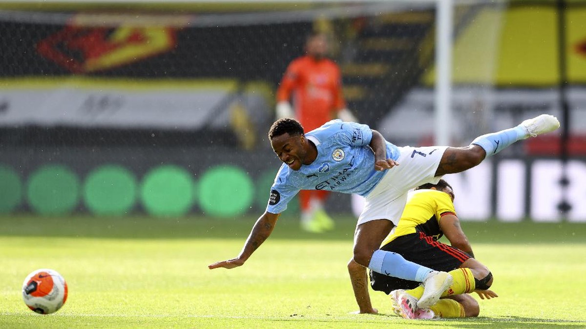 FOTO: Manchester City Ganas di Hadapan Watford