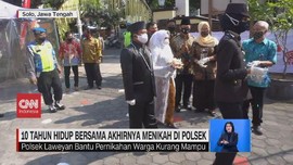 VIDEO: 10 Tahun Hidup Bersama Akhirnya Menikah di Polsek