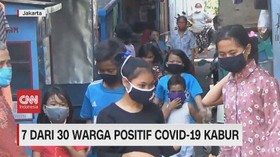 VIDEO: 7 dari 30 Warga Positif Covid-19 di Grogol Kabur