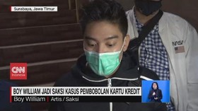 VIDEO: Boy William Jadi Saksi Kasus Pembobolan Kartu Kredit