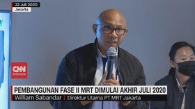 VIDEO: Pembangunan MRT Fase II Dimulai Akhir Juli 2020