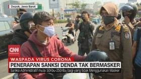 VIDEO: Pemkot Depok Denda Warga yang Tidak Pakai Masker
