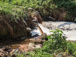 Sampah-Air Lindi dari TPA Sarimukti Cemari Sungai di Bandung Barat