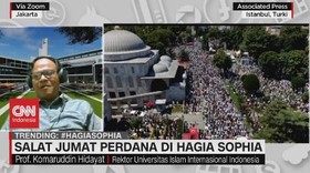 VIDEO: Salat Jumat Perdana di Hagia Sophia