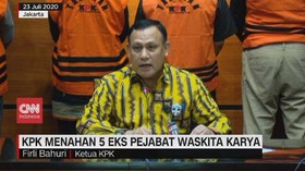 VIDEO: KPK Tahan 5 Mantan Pejabat Waskita Karya