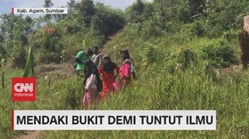 VIDEO: Mendaki Bukit Demi Tuntut Ilmu