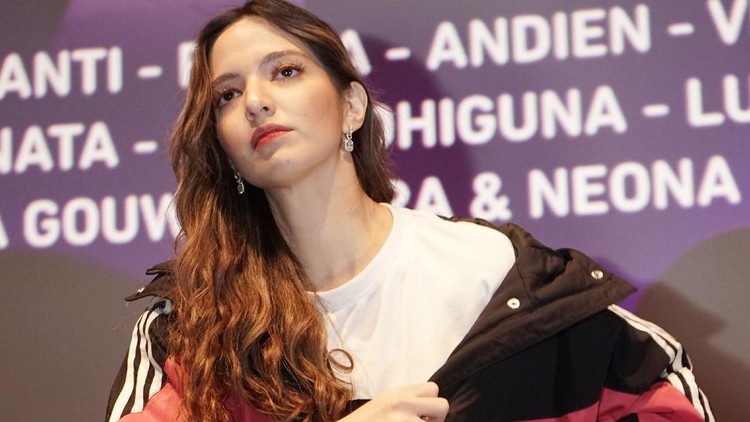 Nia Ramadhani Nia Ramadhani saat ditemui di kawasan Epicentrum.