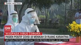 VIDEO: Pasien Positif Covid-19 Menikah di Ruang Karantina