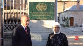 VIDEO: Erdogan Cek Kesiapan Hagia Sophia Gelar Salat Jumat