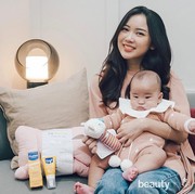 10 Potret Gemas Influencer Juliana Stephanie dan Baby Kanaya