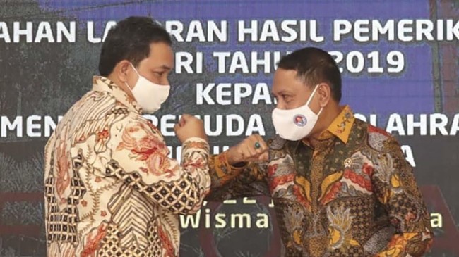 Zainudin Amali menyebut perubahan terjadi di Kemenpora karena publik melihat komitmen dan kinerja yang baik.