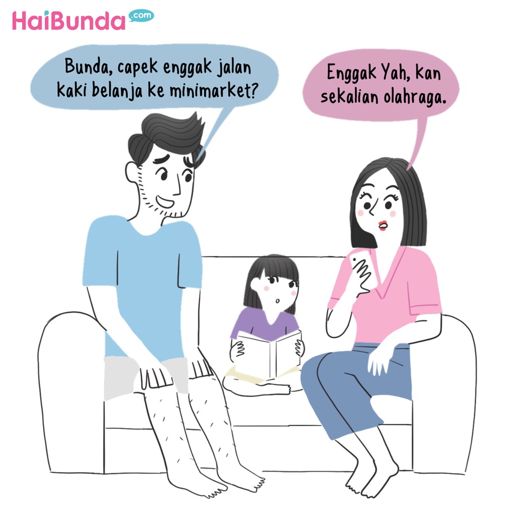 Komik HaiBunda Sepeda