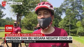 VIDEO: Presiden dan Ibu Negara Negatif Covid-19