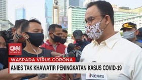 VIDEO: Anies Tak Khawatir Peningkatan Kasus Covid-19