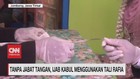 VIDEO: Tanpa Jabat Tangan, Ijab Kabul Menggunakan Tali Rafia