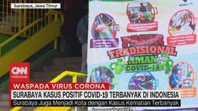 VIDEO: Surabaya Kasus Positif Covid-19 Terbanyak di Indonesia