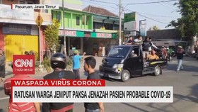 VIDEO: Ratusan Warga Jemput Paksa Jenazah Probable Covid-19