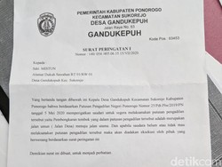 Ini Surat Peringatan Pembongkaran Tembok yang Tutup Akses Rumah Wisnu
