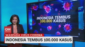 VIDEO: Indonesia Tembus 100.000 Kasus