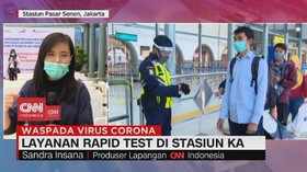 VIDEO: Layanan Rapid Test di Stasiun KA