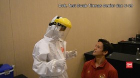 VIDEO: Pemain Timnas Senior dan U-19 Jalankan Swab Test