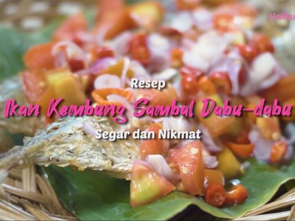 Resep Ikan Kembung Sambal Dabu-dabu, Segar dan Nikmat