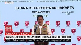 VIDEO: Kasus Virus Corona Tembus 100.303 pada 27 Juli 2020