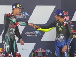 Momen Valentino Rossi Serahkan Tongkat Estafet ke Fabio Quartararo