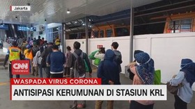 VIDEO: Antisipasi Kerumunan di Stasiun KRL