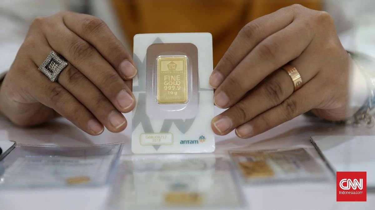 Harga Emas Naik Lagi, Nyaris Sentuh Rp2,2 Juta per Gram