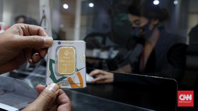 Harga emas Antam tembus rekor baru di Rp1,219 juta pada Kamis (21/3) imbas lonjakan harga emas dunia yang dipicu rencana Israel serang Masjid Al Aqsa.